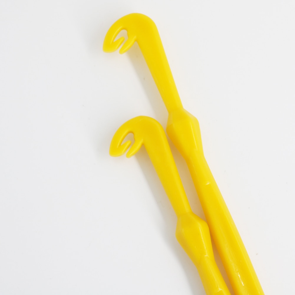 2 Pcs Hook Loop Tyer And Disgorger Tie Fast Nail Knot Tying Tool For Fly Fishing Line Fish Hooks Remover & Tier Kit Plastic