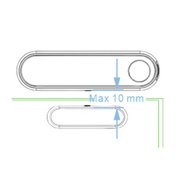 Door/Window Detector Wifi App Notification Alerts Battery Operated Family Security Sensor