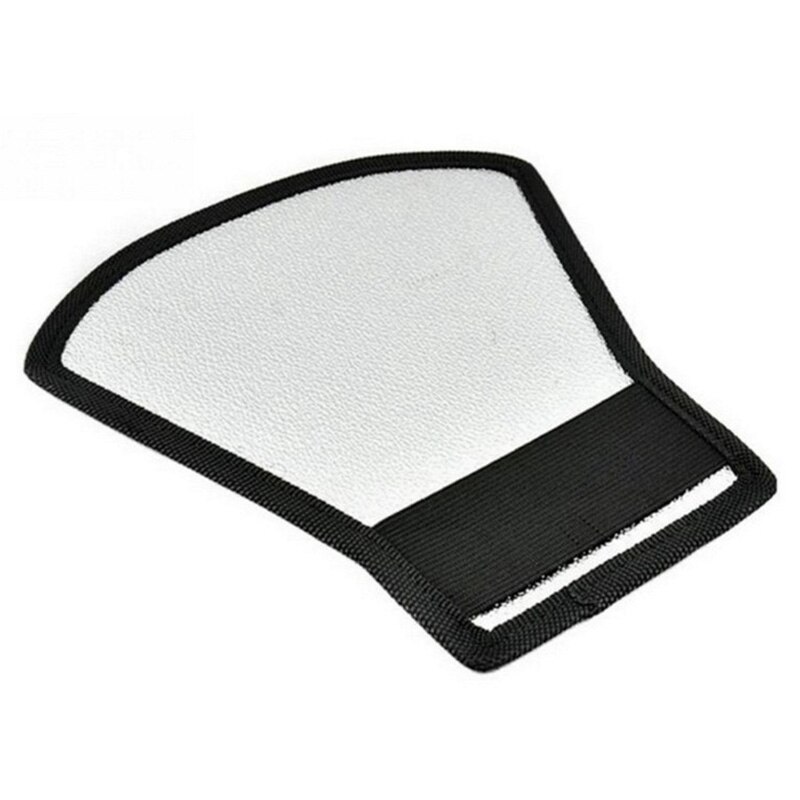Camera Flash Diffuser Softbox Silver and White Flash Light Reflector for Reflector Photography Studio Accessories