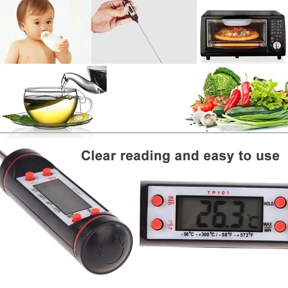 Digital Thermometer Kitchen Tools For Meat Water Milk BBQ Cooking Food Temperature Meter Gauge Probe Test