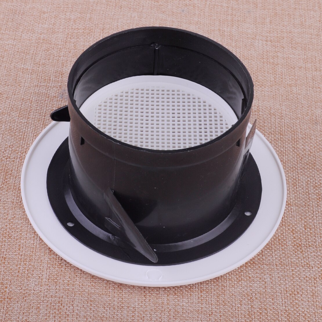 LETAOSK 100mm ABS Plastic Round Air Exhaust Vent Grille Cover Wall Ventilation Inlet Outlet Ceiling