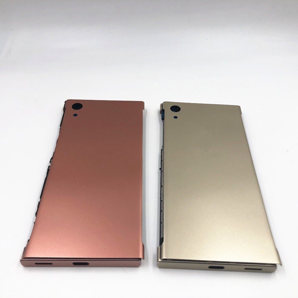 Carcaça de moldura intermediária completa, para sony xperia xa1 g3116 g3115 g3112 + trilho lateral com lateral botões de botões