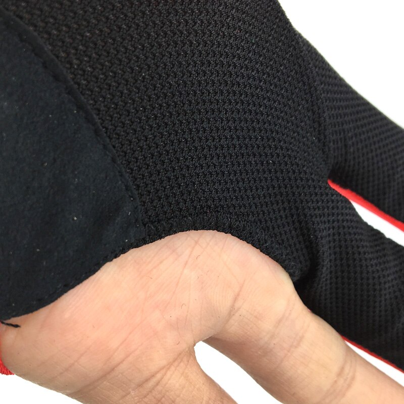 1 st rode Adam Biljart Handschoenen Hoge elastische en punch vel Biljart handschoenen linkerhand snooker handschoenen