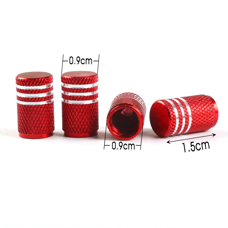 4 pièces/ensemble voiture pneu Valve tiges bouchon couverture pour Ford Fiesta aluminium pneu roue anti-poussière casquettes accessoires