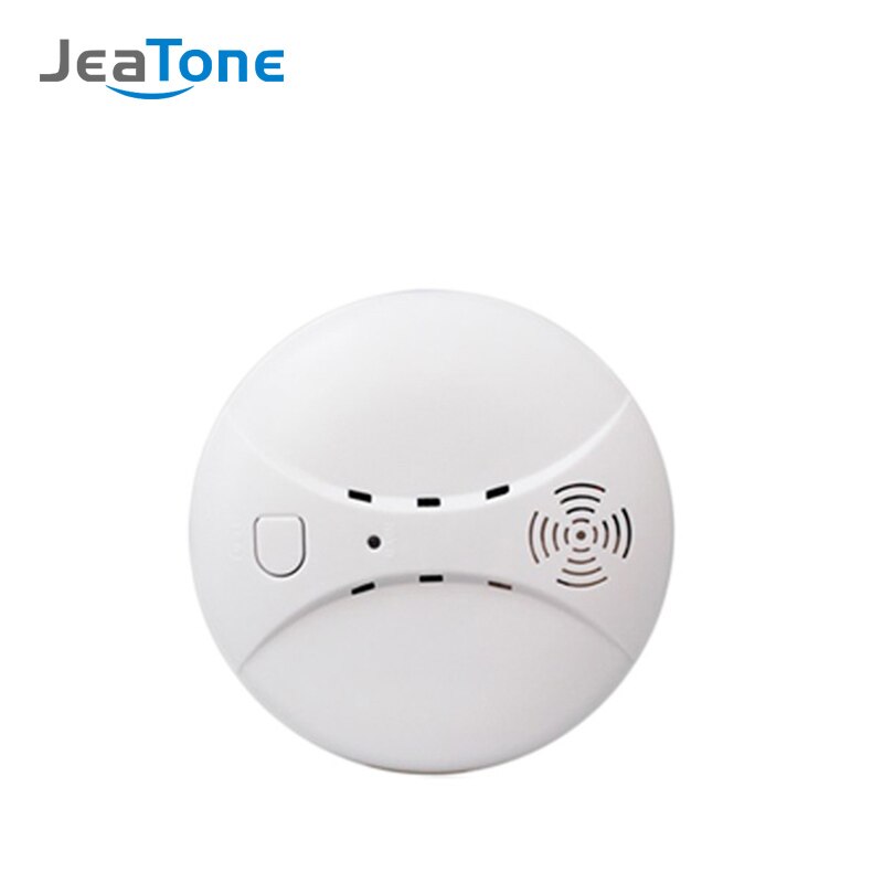 Jeatone draadloos huis inbreker wifi alarmsysteem beveiliging app controle engels android ios pir-sensor deur raam detector alarm: Rookmelder