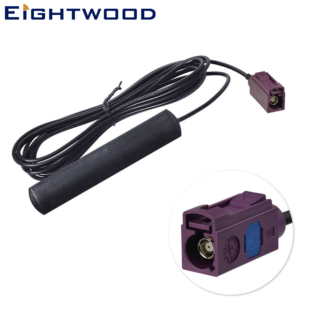 Eightwood 2dBi GSM UMTS HSPA CDMA Antenne 824-960Mhz 1710-1990Mhz Antenne Fakra D Buchse 300cm Verlängerung Patch Montieren