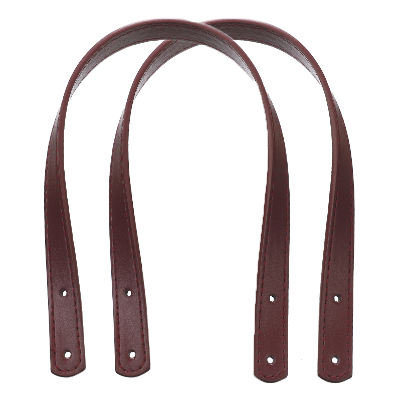 Asas de Pu para bolsos de mujer, accesorios desmontables para bolsos, correa para bolso de hombro DIY con remaches plateados, 2 uds.: Oro