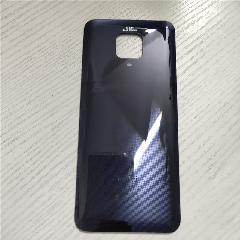 Nuovo vetro posteriore per Xiaomi Redmi Note 9 Pro 9S (64MP) coperchio batteria custodia posteriore pannello porta: Striped Black