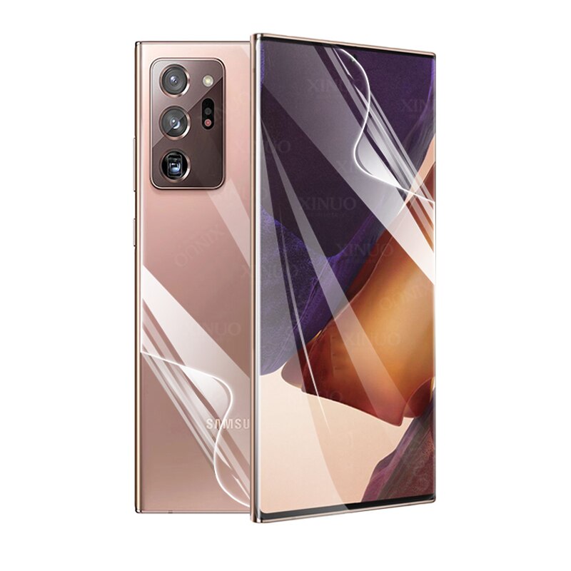 Front Back Hydrogel Film Voor Samsung Galaxy Note 20 Ultra Screen Protector Voor Samsung Note 20 Ultra 20 Niet 20 ultra Glas Film: front and back film / Note  22