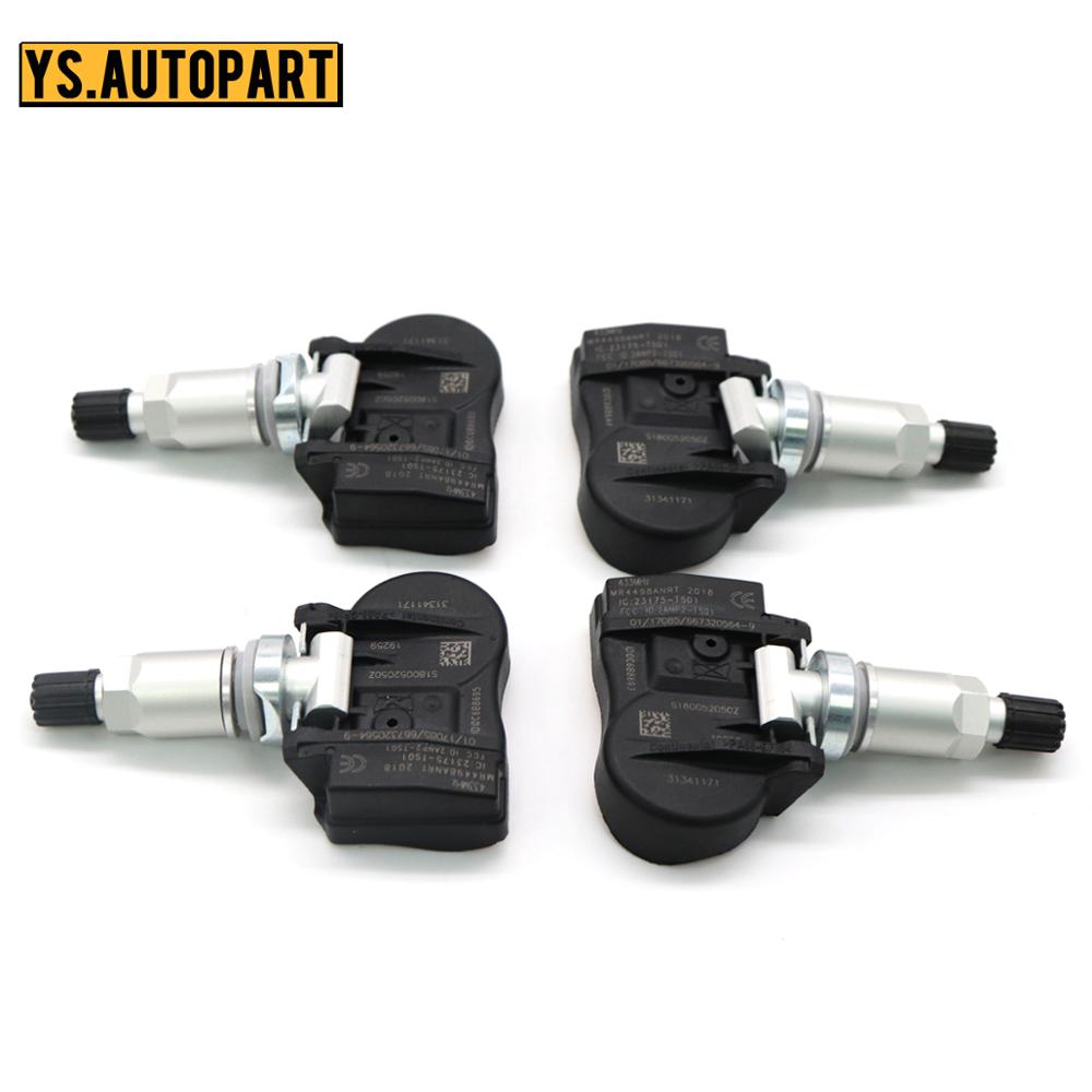 31341171 bil tpms dekktrykkovervåkingssensor for volvo  v60 xc60 s60 ii s70 s80 v40 v70 xc70 ii 433 mhz