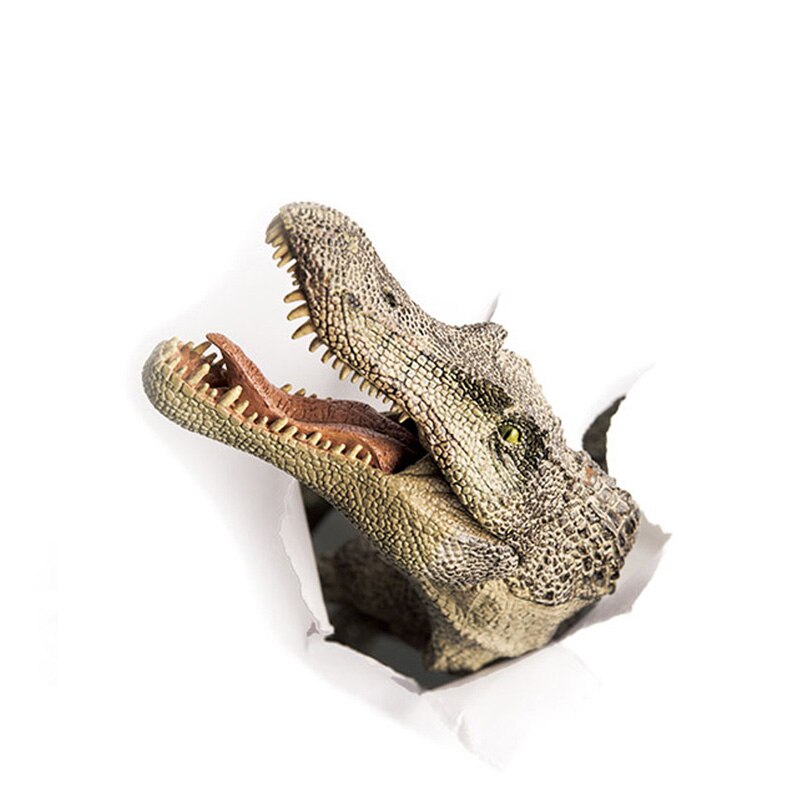 Animal Wall Stickers Stylish 3D Crocodile Graphic Vinyl Decals PVC wallpaper for Bedroom Fridge Toilet Car