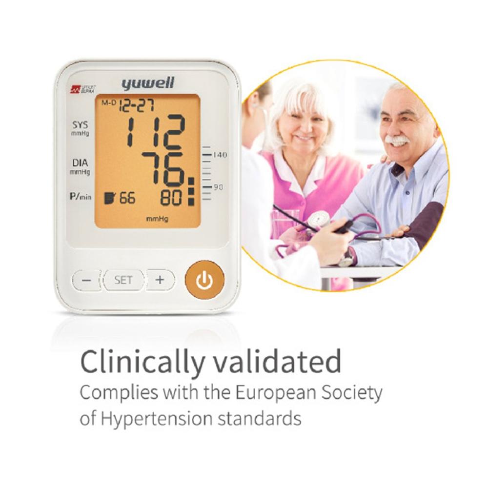 Bloeddrukmeter voor de arm, bloeddrukmeter met lcd-scherm, digitale hartslagmeter, automatische monitor, thuiszorgapparatuur