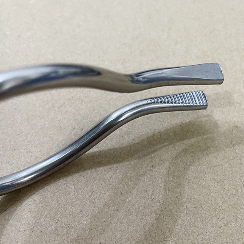 Pince à creuset en acier inoxydable, outil de professionnelle, outil de moulage de raffinage des métaux pour laboratoire et industrie