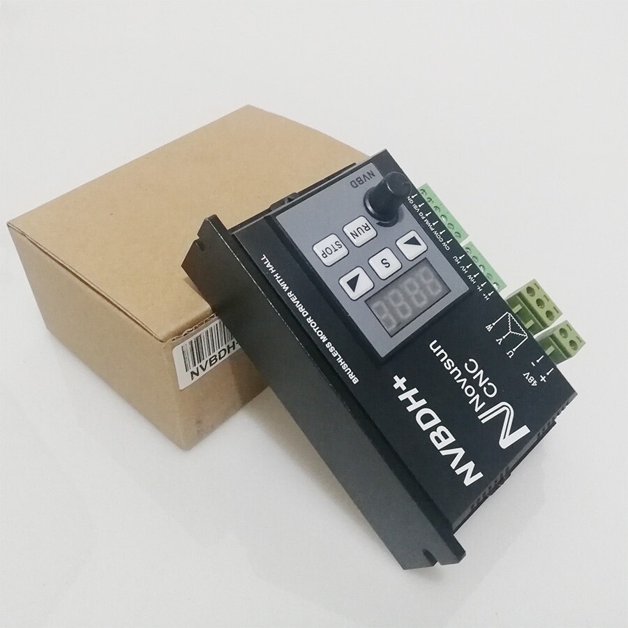 NVBDH+ NVBDL+ Brushless DC Motor Driver Controller 400W Digital display screen CNC milling machine Spindle