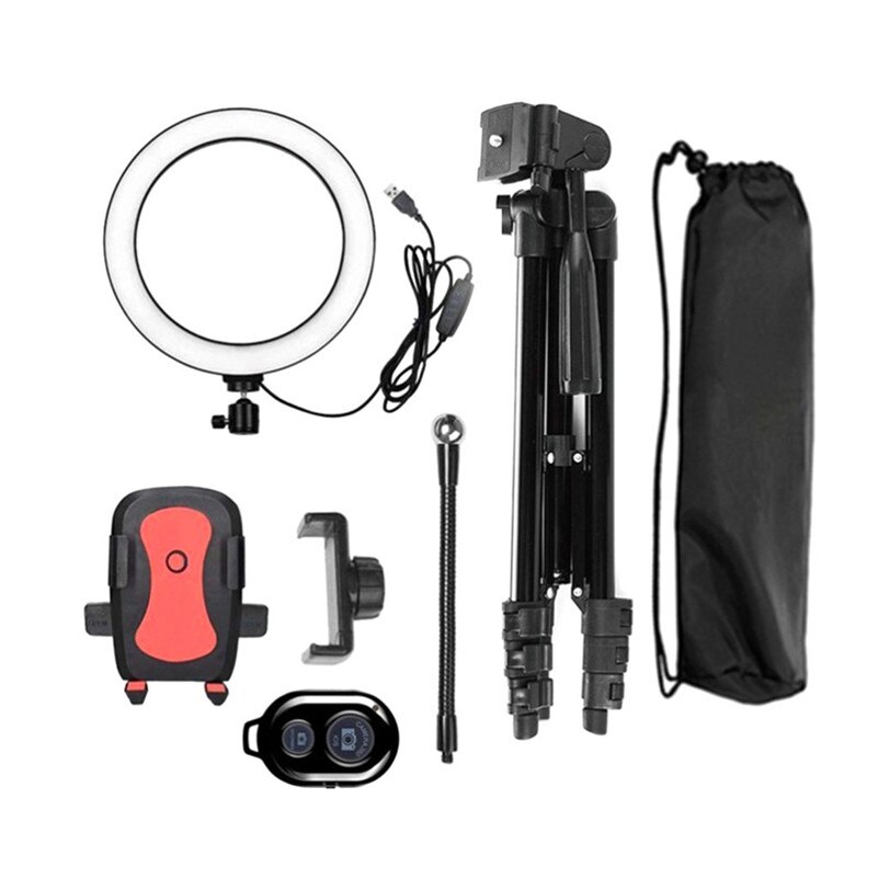 Practical USB Interface Brightness Adjustable Light Beauty Lamp On-Camera Video Lights for Smartphone Makeup