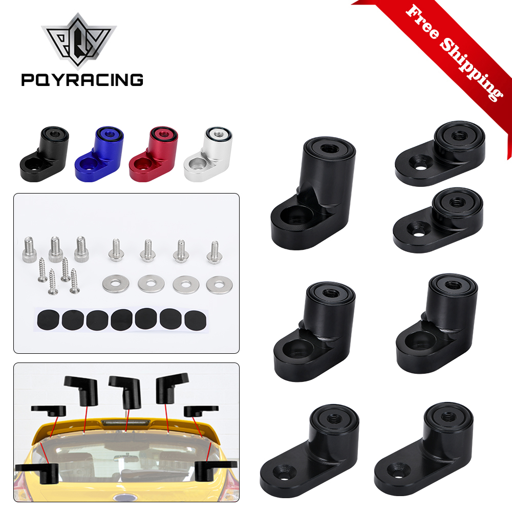 For 13-on Ford Focus ST Billet T-6061 Anodized Aluminum Bolt-on Rear Wing Spoiler Hatch Riser Lift Extension WSR03