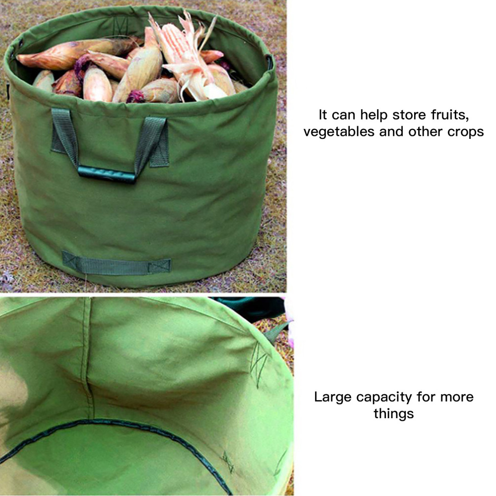 Sac de feuilles mortes, outils de jardinage, pochettes agricoles et forestières, préservation des feuilles, panier poubelle en toile, jardinières durables