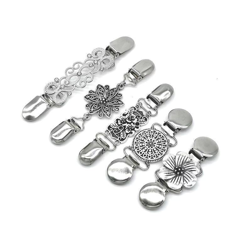 Mode Trui Vest Clip Eend Mond Clips Flexibele Pin Broche Sjaal Kraag Gespen Voor Kleding Decor