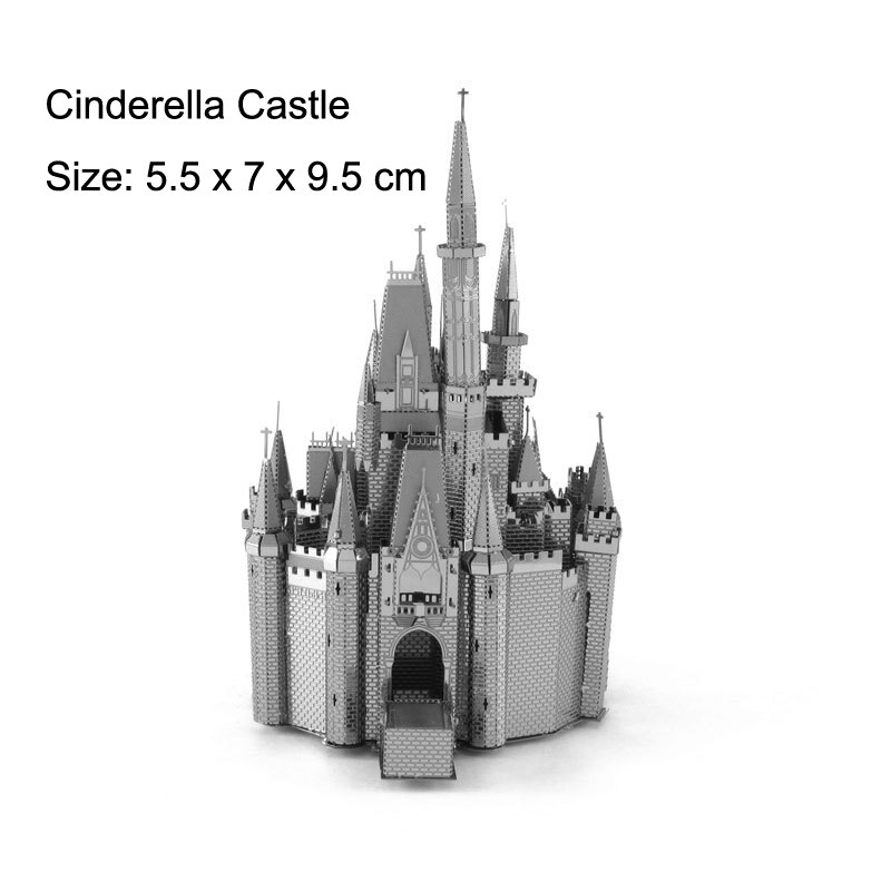 Dream castle building 3D Metal Puzzle pumpkin car locomotive model KITS Assemble Jigsaw Puzzle Toys For Children: 230