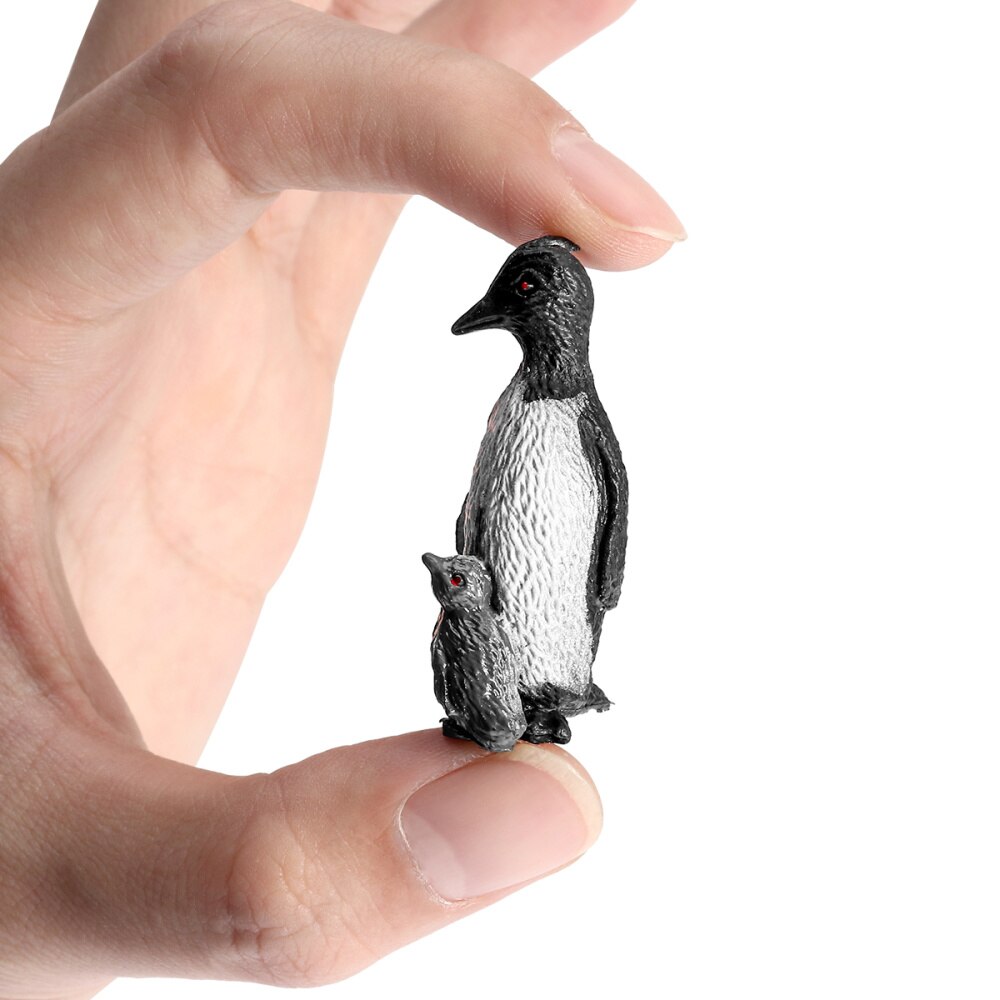 8 Stuks Penguin Baby Creatieve Pinguïn Vormige Figuur Model Voor Kinderen Peuters