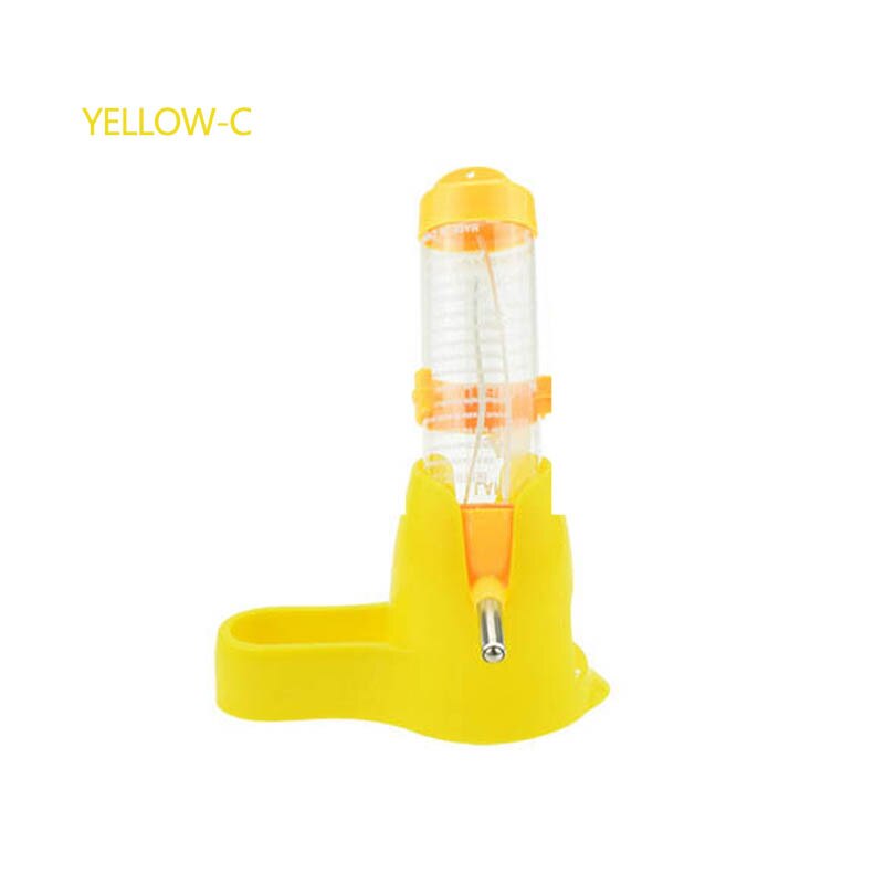 Hamster Water Bottle Small Animal Accessories Automatic Feeding Device Food Container 3 Styles 1 Pc Pet Drinking Bottles: yellow-C
