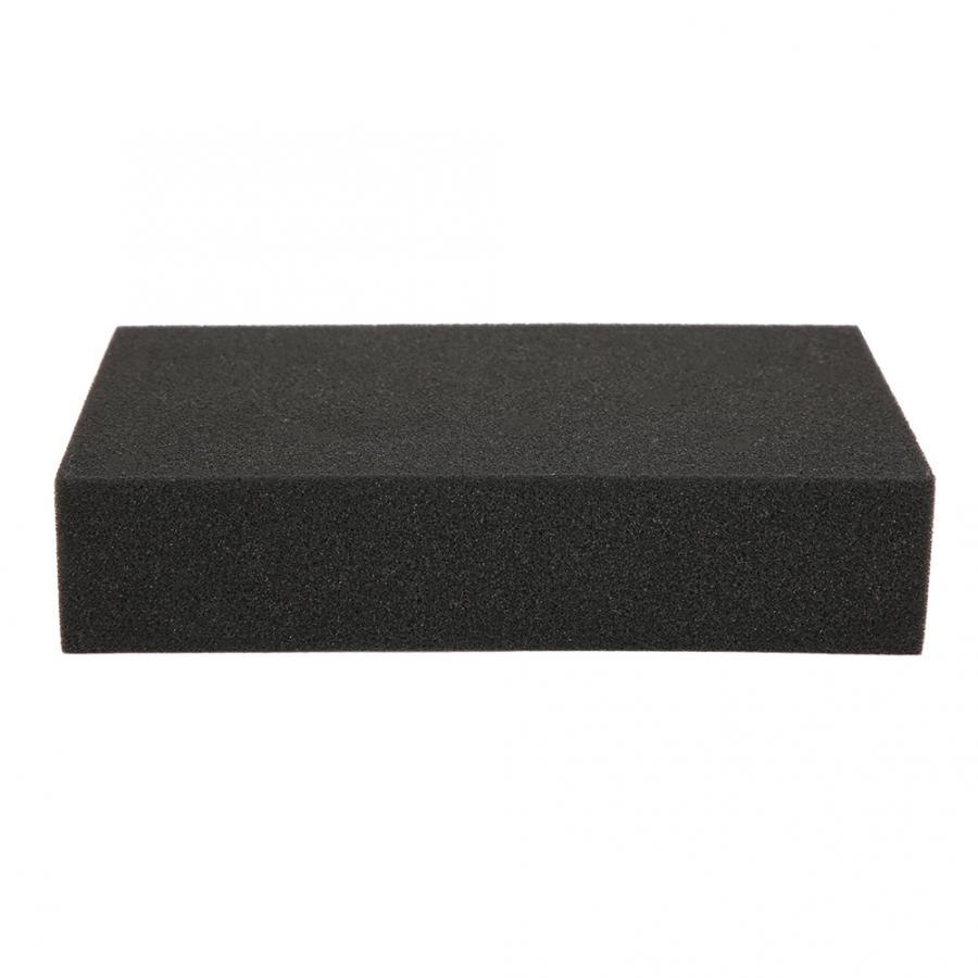 2 uds. Almohadilla de esponja de Color negro, aguja cuadrada, esponja de fieltro, estera de espuma para manualidades manuales DIY, accesorios de punto, triangulación de envíos