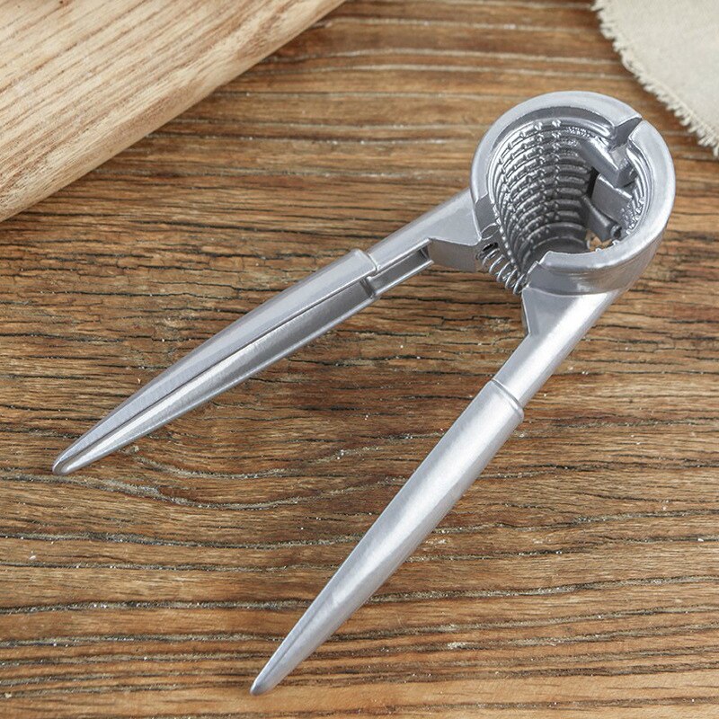 Nutcracker Aluminum Household Cracker Nut Rack Funnel Kitchen Tool Masher Nut Peanut Peanut Walnut Press Peeler