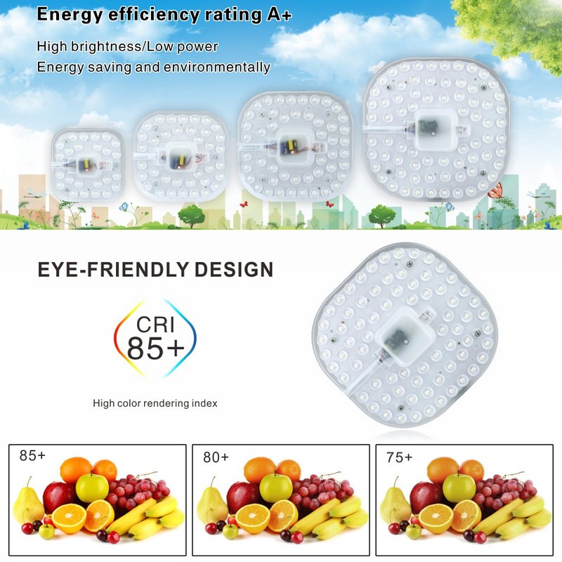 LED Ceiling Lamps Module 12W 18W 24W 36W 2835SMD AC220V LED Light Replace Ceiling Light Source Easy Installation Indoor Lighting