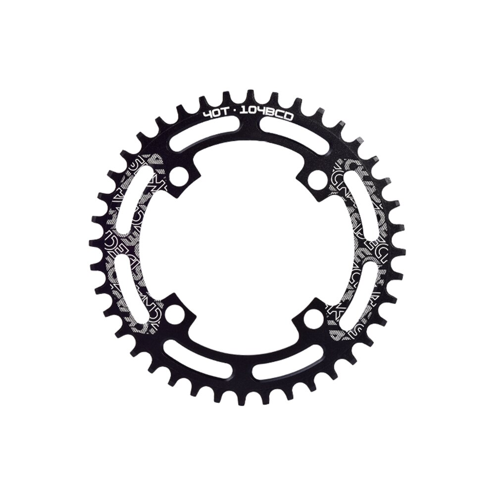 104BCD Oval Narrow Wide Chainring MTB Mountain Bicycle Crown Crankset Single Tooth Plate Parts 104 BCD Bike Toothed Disc: Default Title