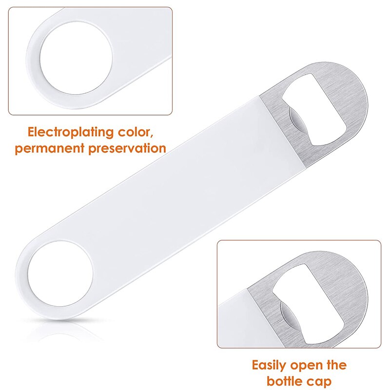 Premium Metal Beer Opener Portable Beverage Beer Bottle Openers Stainless Steel Kitchen Bar Tools