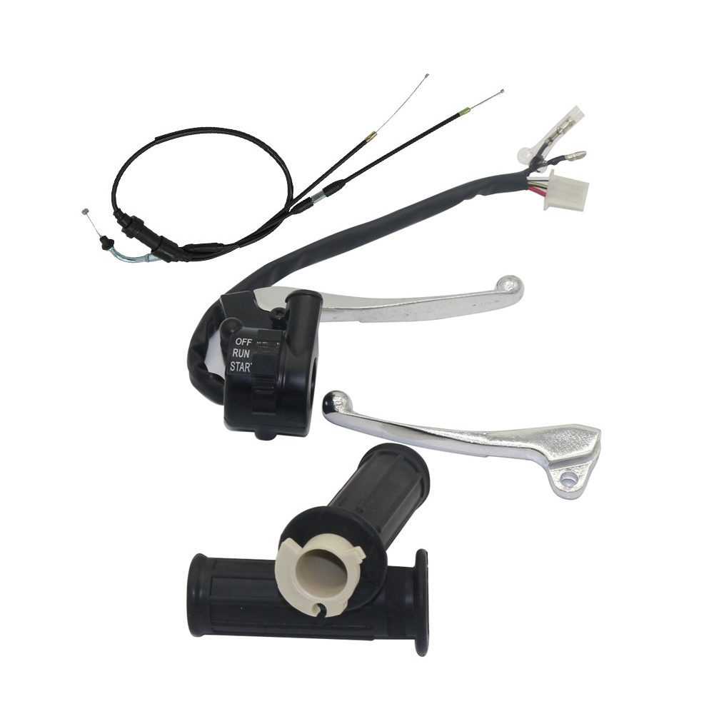 Carcaça do acelerador de motocicleta, cabo de alavanca para pw50 py50 py peewee pw 50 y-zinger 50cc