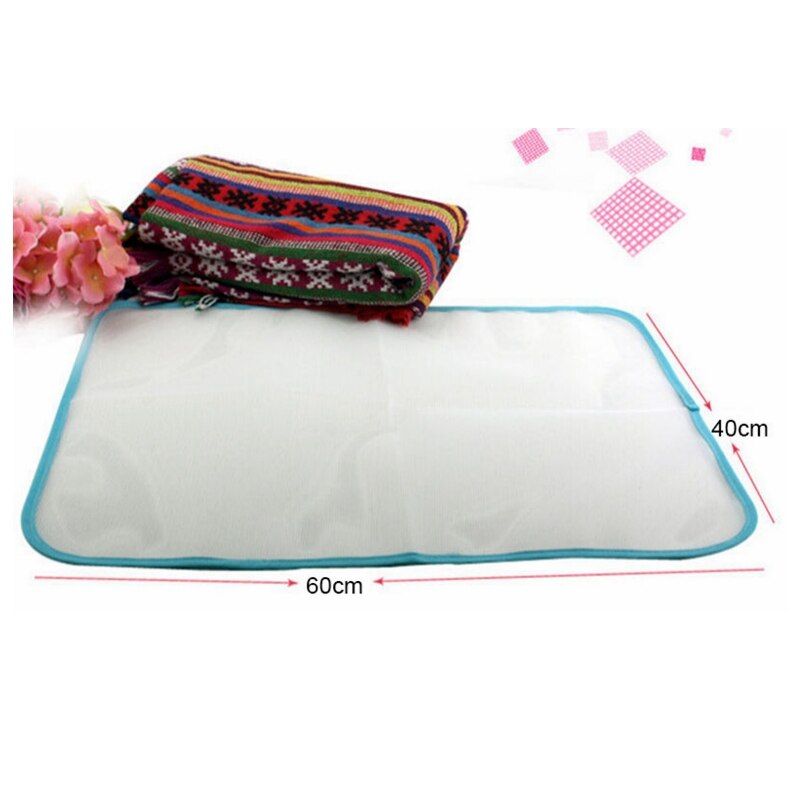 Offre Spéciale 40x60cm haute Température Résistance Repassage Brûlure D'isolation Thermique Tapis De Ménage De Protection Maille Tissu Couverture