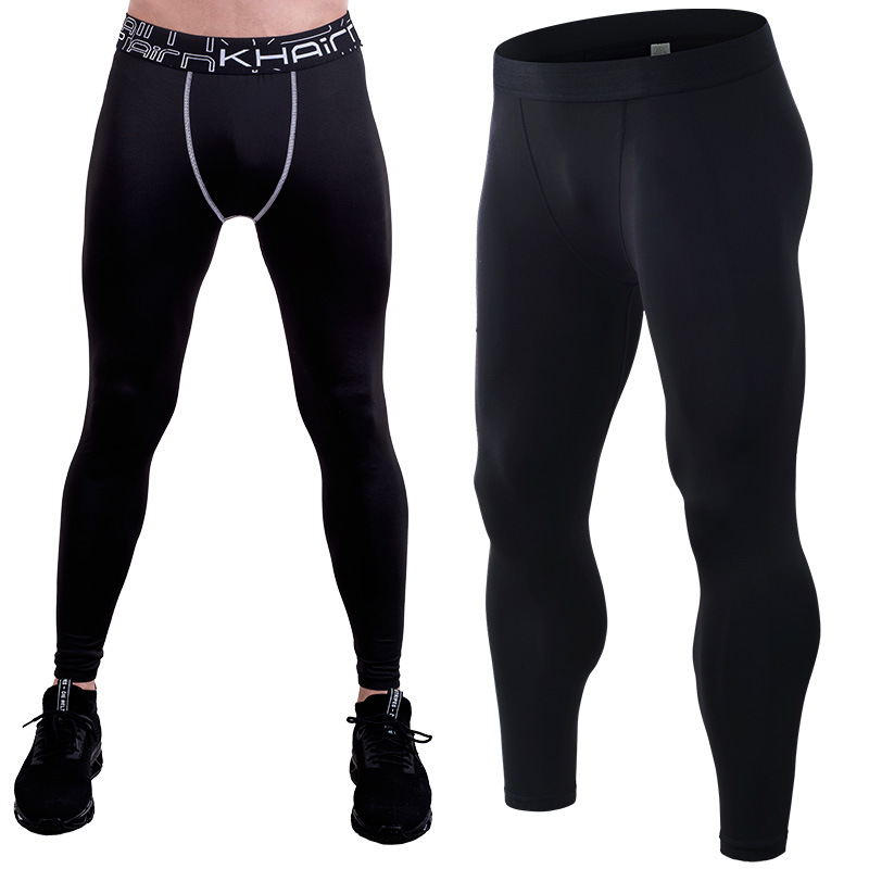 Ropa deportiva para hombre, mallas para correr, secado rápido, entrenamiento, pantalones de compresión para hombre, pantalones largos, Joggings ajustados para gimnasio