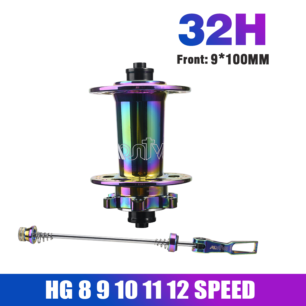 5 buje de rodamiento sellado buje MTB 6 trinquetes 120 clics delantero 9x100 15x100 trasero 10x135 12x142 buje de bicicleta HG Micro Spline Sram XD 8-12 V: Azul marino