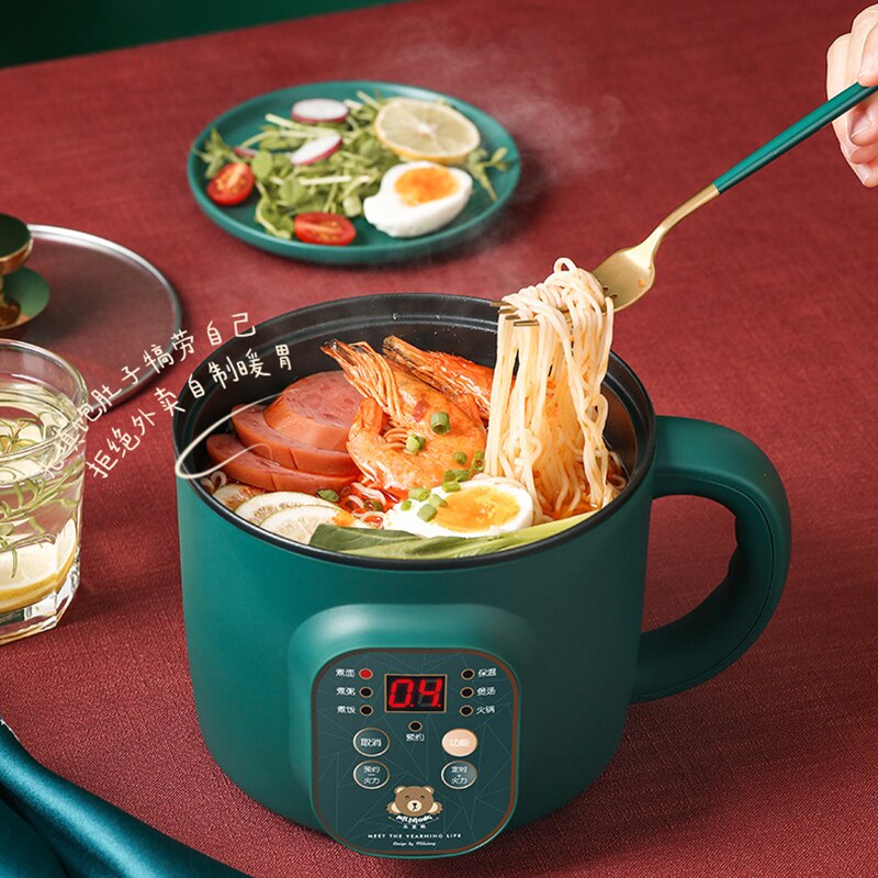 220V 1.8L Cute Mini Smart Appointment Rice Cooker Household Single Kitchen Pot Small Appliances