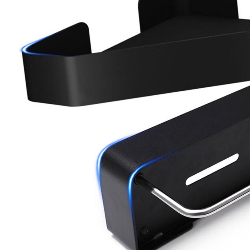 Væghængt hjørneopbevaringsstativ sort badeværelseshylde bruseopbevaring trekanthylder håndklædestang badeværelsestilbehør