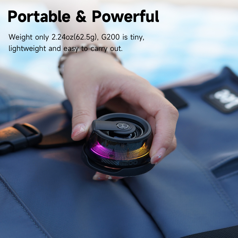 Edifier Hecate G200 Magnetic Bluetooth Speaker Outdoor Camping Portable Mini Speaker Bluetooth 5.3 RGB Lighting 7H Playtime