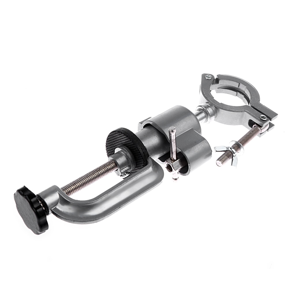 Mini Drill Holder Stand Clamp-on Electric Drill Bench Back 360 Rotating Bench Grinder Blacket Used for Electric Dril