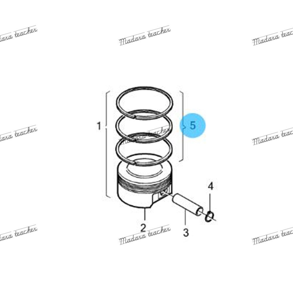 Para Volvo C30 C70 S40 S60 S70 S80 XC70 XC90 de 5 cilindros Turbo-Conjunto de anillo de pistón 99-12 30731512