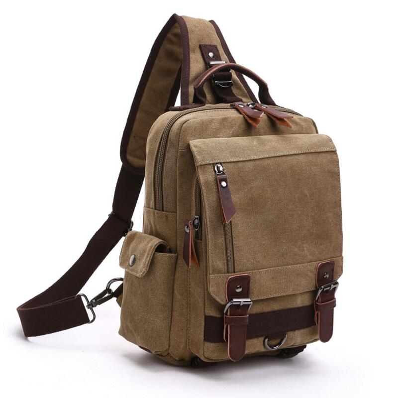 Arrivals Originele Canvas Unisex Schoudertas Vrouwen Plunjezak Vrouwen Messenger Bag Draagbare Night Schoudertas: photo color2