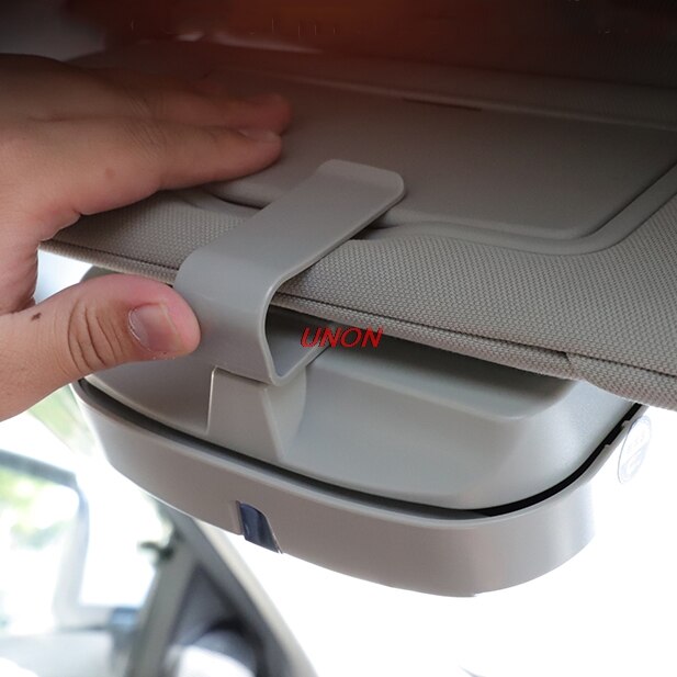 auto bilbriller klipp billettkortklemme abs bilbrillevesker bil solskjerm solbrilleholder tilbehør