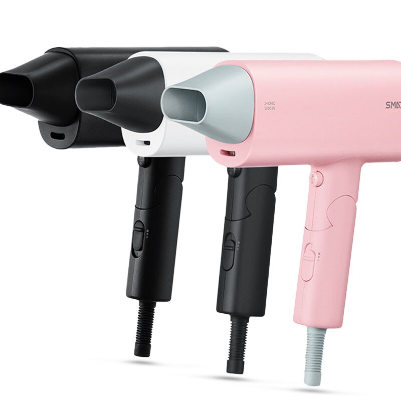 Xiaomi Youpin Smate Föhn Home Reizen High Power/Vouwen/Negatieve Ion/Koud Haardroger Kappers Gereedschap 1600W 220V