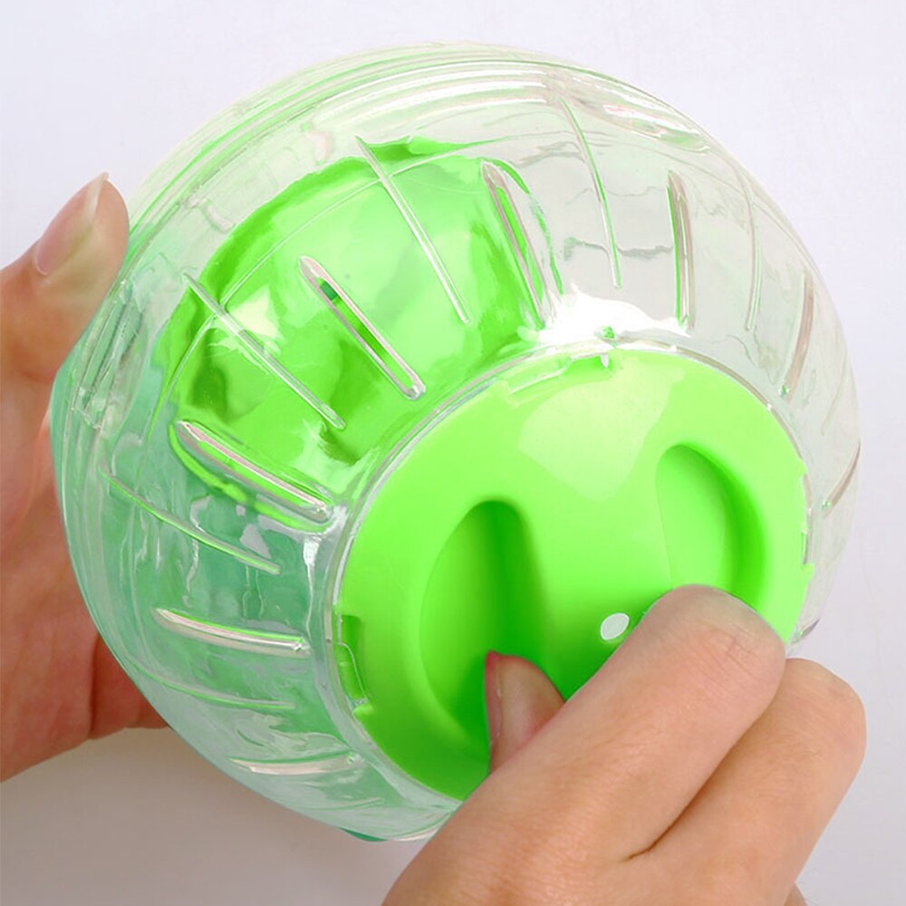 Boule de Jogging en plastique, 12cm, 1 pièce, petit animal de compagnie, Rat, rongeur, Hamster, gerbille, exercice