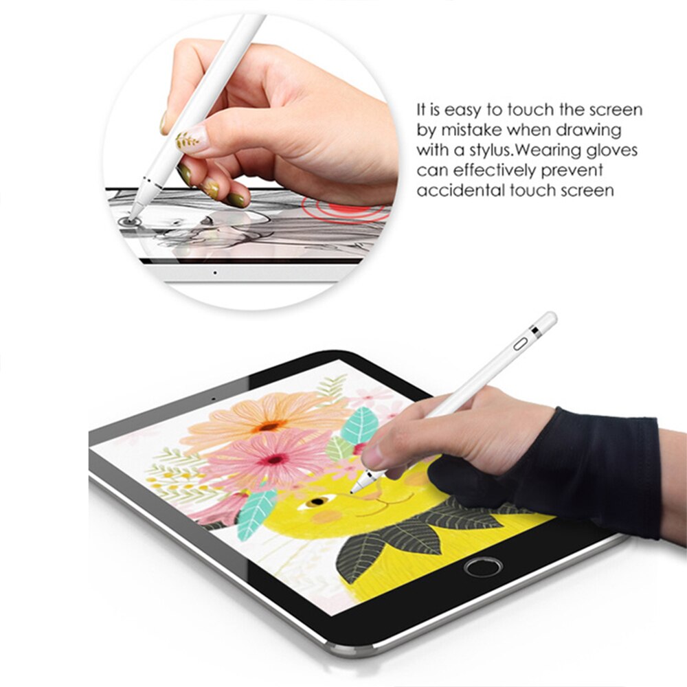 Anti-fouling Zwei-Finger Künstler Anti-Touch Handschuh Für Zeichnung Tablet Rechts Und Links Hand Handschuh Anti-Fouling Für Ipad Bildschirm Bord