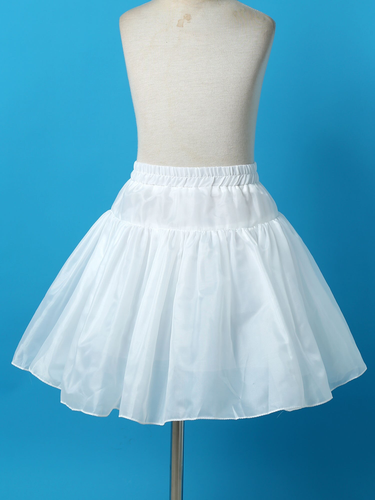White Knee-Length Petticoat