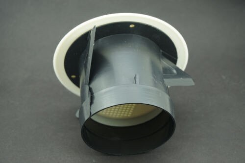 4pcs/lot 70mm Wall Air Vent Bull Nose Bathroom Extractor Outlet Grille Louvres High Polish