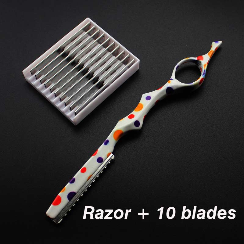 Multi-color razor, hair cutter, scraper with blade: Pattern10