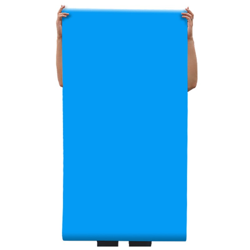 Cor sólida fundo papel de parede sala estar quarto moderno simples simples oceano mediterrâneo estilo das crianças azul wallpape