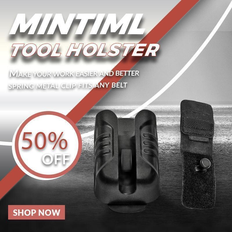 Mintiml™ Tool Holster Set Portable Electrician Tool Pouch Bag Impact Driver Drill Holster Cordless Drill Holder Waist Tool Bag