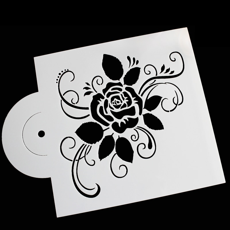 Rose Stencil Cake Stencil Wedding Cake Decorating Stencil Stencils for Decoration